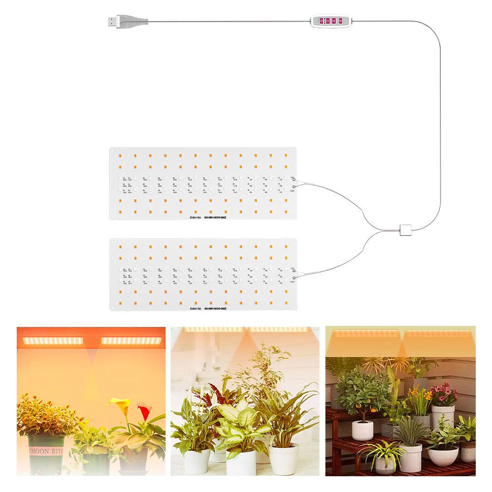 LED Plant Grow Lamp 4 Dimmable Levels Flower Grow Lamp Height Adjustable Under Cabinet Plant Lamp for Indoor Plants Accessories