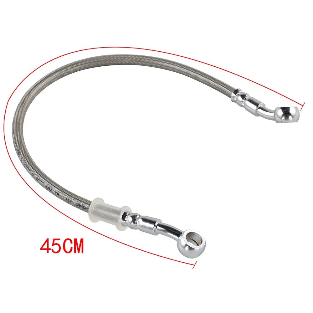 39-140cm Universal Motorcycle Stainless Steel Braided Brake Hose Line Aperture 10mm (M10) Latiguillo Freno Moto