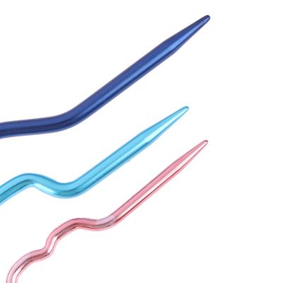 3Pcs Knitting Needles Pins Crochet Hooks Sewing Stitch Knit Tools Aluminum Diy