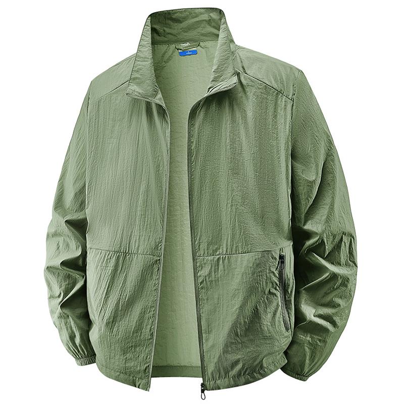 

Plus Size 8XL Men s Outdoor Sports Loose Korean Style Casual Jacket Trendy Breathable Outerwear Menswear 8XL зелений