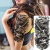 1 Foglio Tatuaggi Temporanei Drago Cobra Serpente Aggressivi Per Uomini Donne Braccio Tatuaggi Impermeabile Realistico Falso Tatuaggio Adesivo Lunga Durata