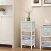 Vidaxl French Cabinet With 5 Drawers, Wooden