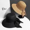 Ins Straw Hat Women Summer Travel Vacation Sun Protection Beach Sun Hat Sun Hat Bow Bucket Hat Basin Hat