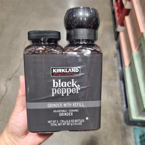 Kirkland Signature Black Pepper Grinder & Refill 357g One thing