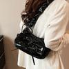 Premium-Tasche Damen neue Mode plissierte Schleife Achseltasche vielseitige Schultertasche