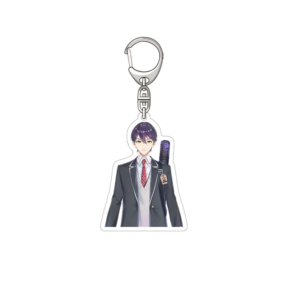 Nijisanji Yuhi Riri Shishhido Akari Higuchi Kaede Kenmochi Toya Debidebi Debiru Official Acrylic Keychain Bag pendant Fans Gifts