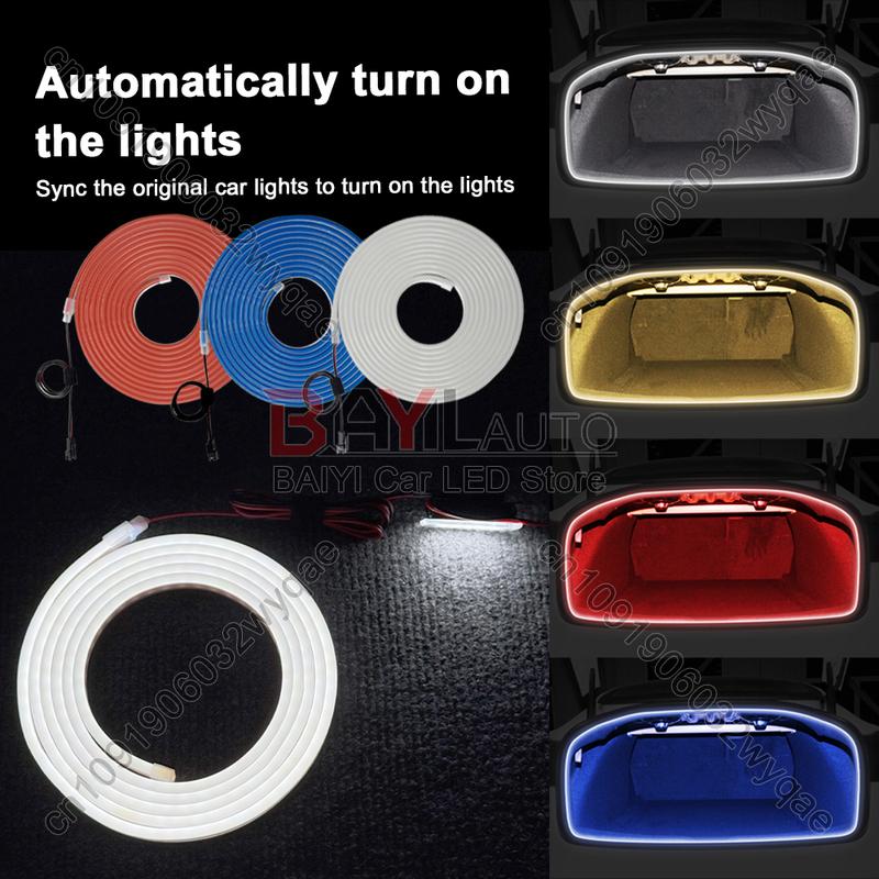Car Trunk light For Tesla NEW Model 3 highland 2024 2025 Interior atmosphere light Rear Tail box lighting Auto Accessories