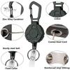 Kortholder Kraftig Uttrekkbar ID-badgeholder med Anti-mist Breakaway Lanyard Uttrekkbar Nøkkelring Karabinkrok Hardt Skall Kortlomme