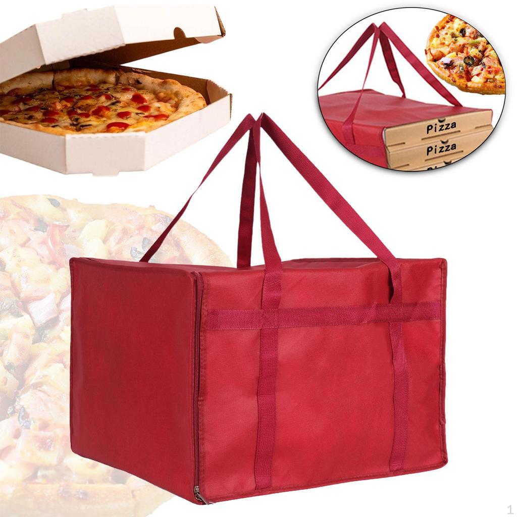 Catering Bag Food Insulated Removable Base Made of Sturdy Non-woven for Delivery Service Outdoor