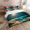 Comforter Beach Pattern Printed Bedding Set Soft Comfortable And Breathable +1/2 S Suitable For Bedroom Or Guest Room
