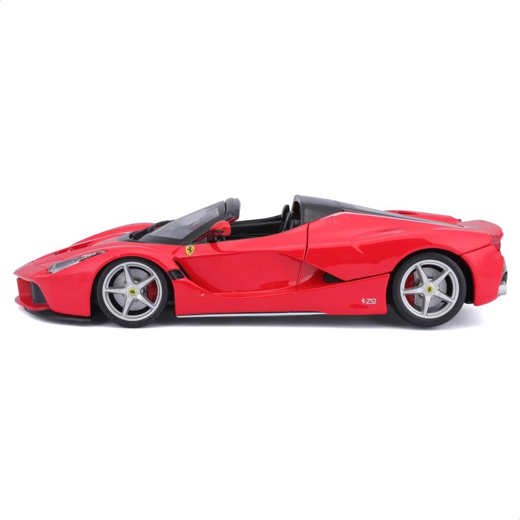 Bburago 1/24 Scale Ferrari LaFerrari Aperta Red / Diecast Model Car, Finished Product, 18-26022 RD