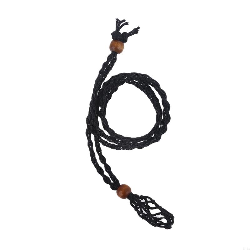 Necklace Cord Empty Stone Holder Replacement Necklace Rope with Adjustable Length Making Accessories for Stone Necklace
