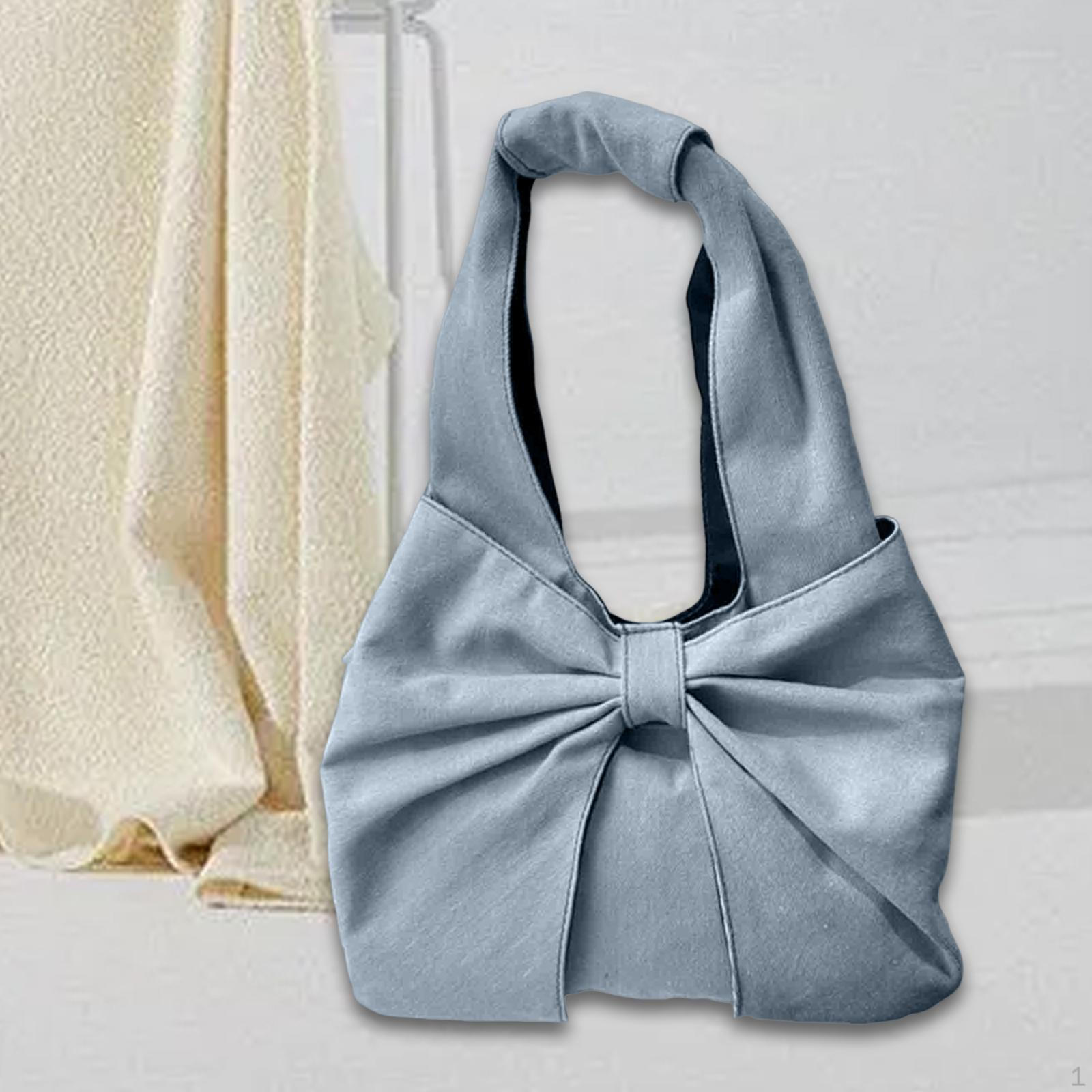 

Легкая холщовая сумка для женщин, Идеальная для покупок и светло-синий