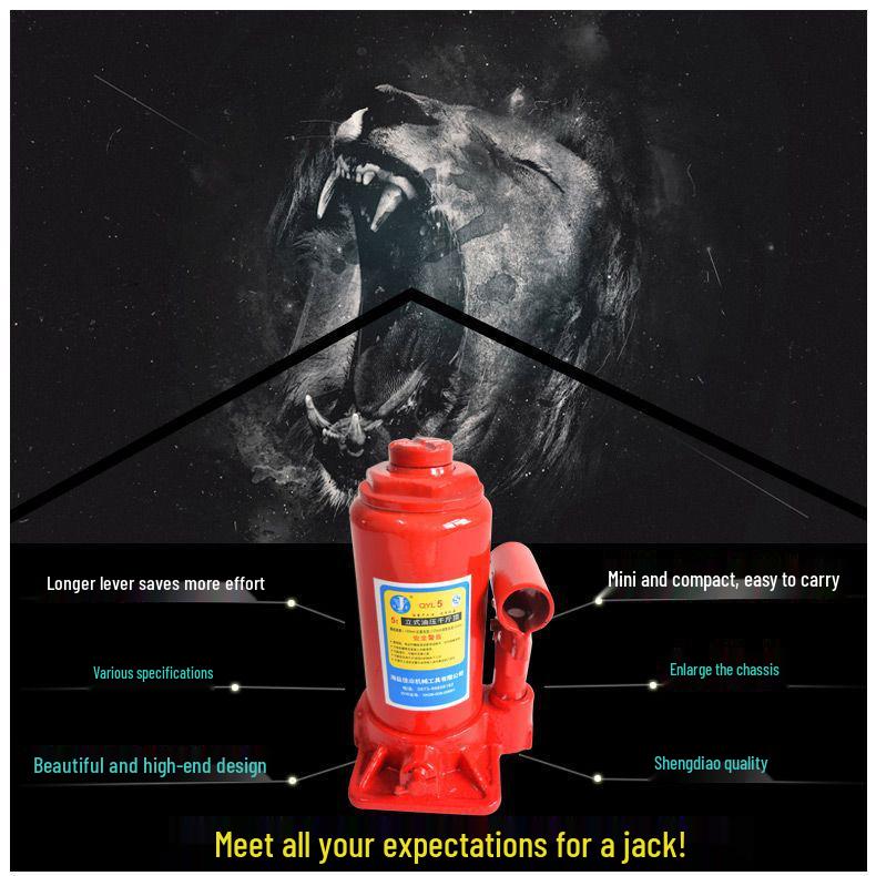 Electric Hydraulic Car Jack - Double-Section Rocker, 3-50T Capacity