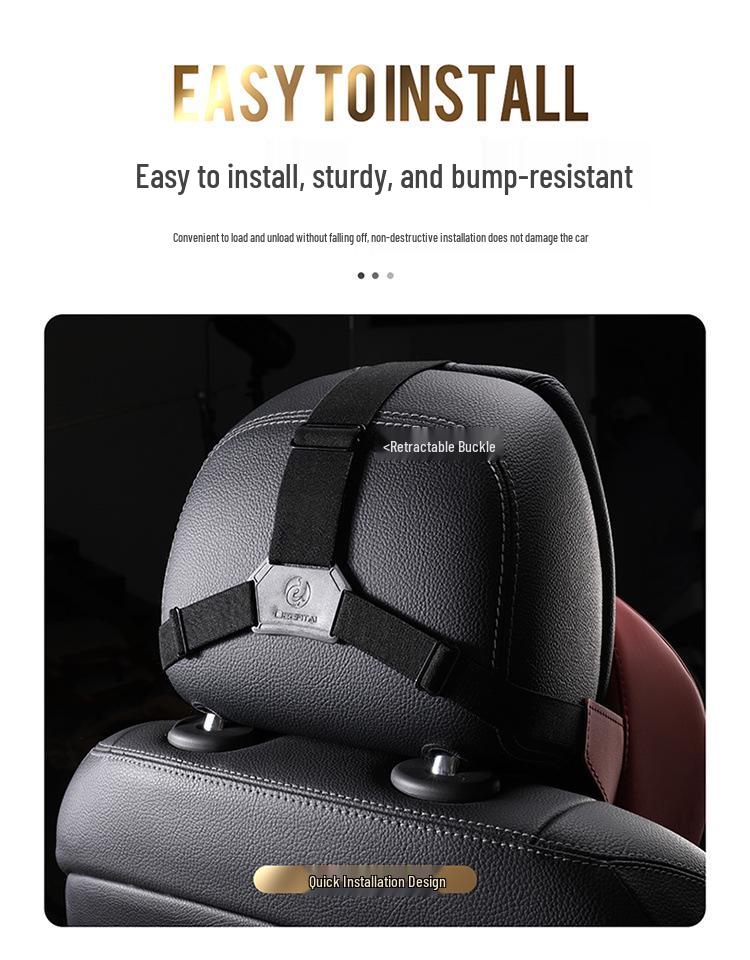 Aviation-Grade Memory Foam Car Neck and Lumbar Support Pillow