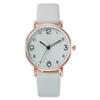 Simple Digital Face Ultra-Thin Shell Alloy Belt Watch, Multi-Color Face And Color Ribbon Fashion Women'S Watch, Quartz Watch