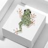 Luxury Full Rhinestone Frog Brooches For Women Unisex Party Wedding Gifts Animal Brooch Pins Jewelry
