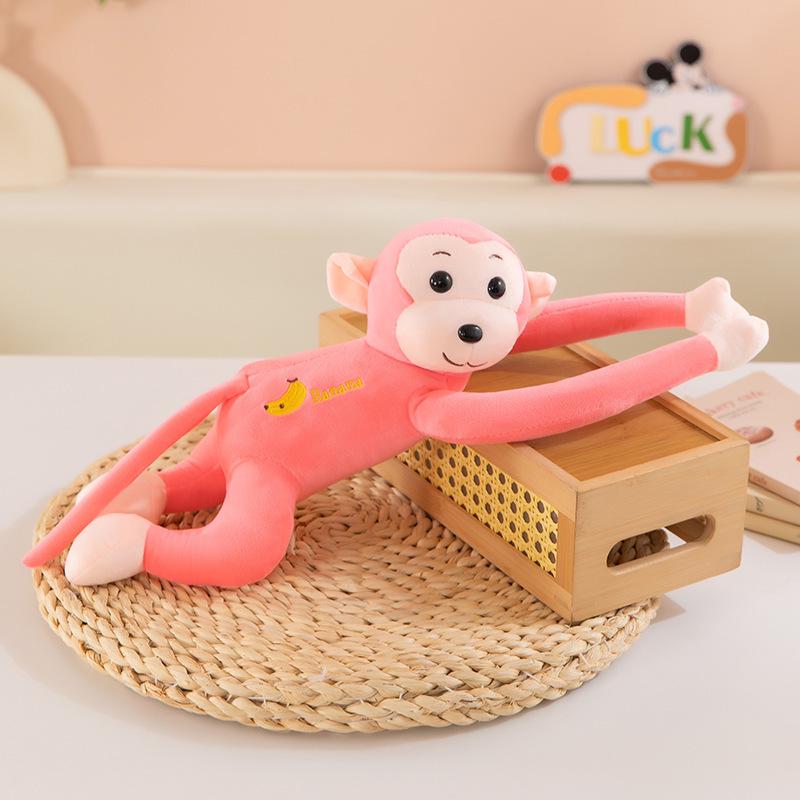 Long-armed Banana Monkey Cartoon Plush Toy Figure - Cute Claw Machine Doll