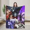 Limbus Company Project Moon Blanket Super Soft Fleece Cute Present  Throw Blankets Bedspread