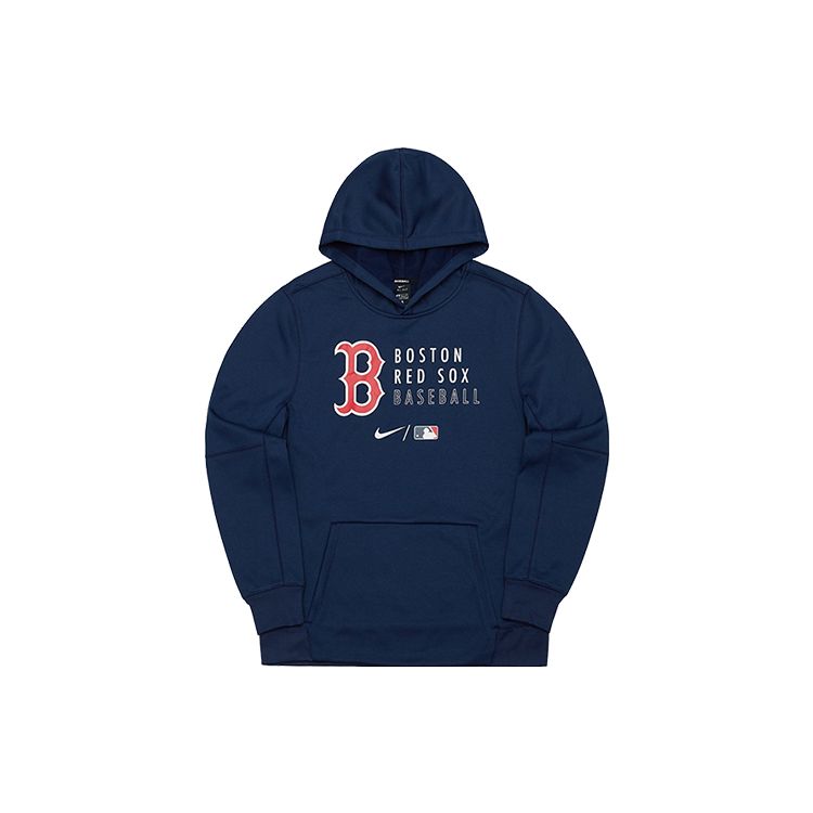 Nike x MLB Boston Red Sox (BOS) Youth Pullover Hoodie Green 3Z3B7SAVD-BOS S