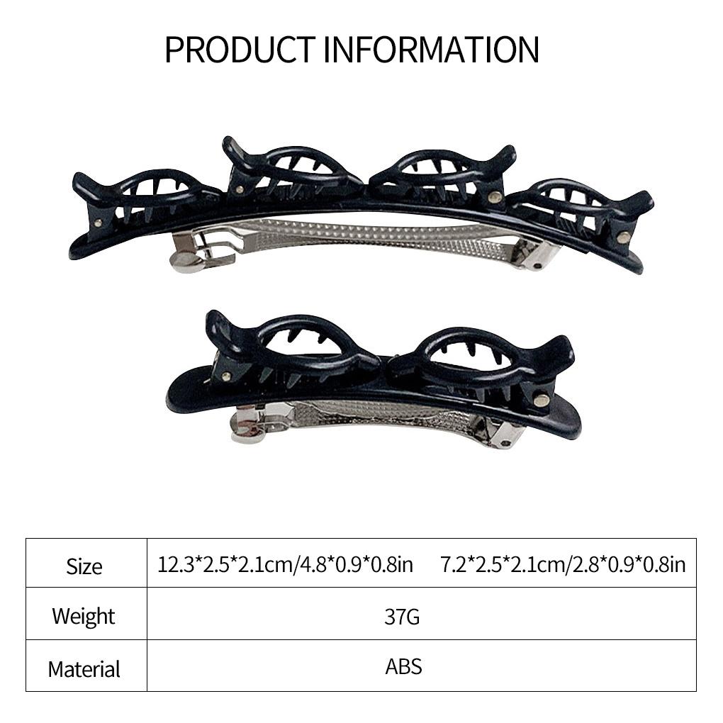 Black Braider Hair Clip Burst Pin Hairdo Bring Hair Hoop Multi\-storey Wisp Air Weave Head Hoop Styling Tool