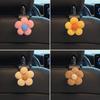 Compact Floral Seat Back Hook for Car Interior Storage and Decoration
