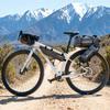NEWBOLER Aeropack Lega di Alluminio Portapacchi per Bicicletta Serratura a Combinazione Borsa da Bici Bikepacking Per Bici MTB e Gravel Portapacchi Scaffale