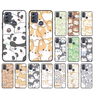 Cute Cartoon Animal Phone Case For Moto Edge 50 40 Pro Edge 40 30 Ultra Neo Fusion G Power G Stylus G Play E32 E20 E40