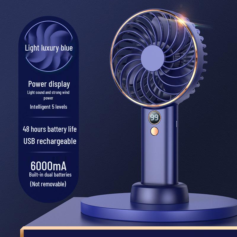 Ultra-Quiet Portable Mini USB Rechargeable Fan 0mAh