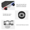 220V 5500W Instant Water Heater Electric Thankless Mini Instant Hot Water Heater with G1/2 Caliber for Home Bathroom