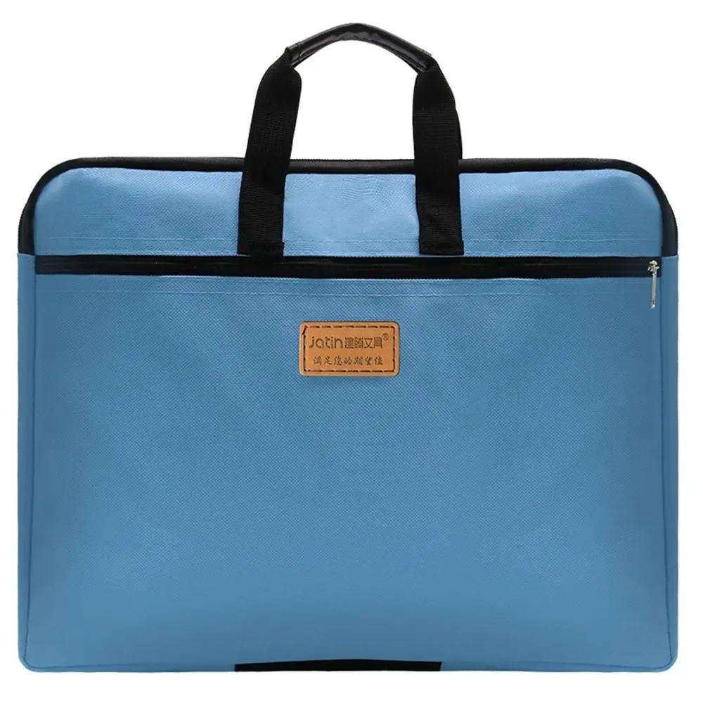 Multi-layer A4 Portable File Bag Oxford Cloth Zipper Documents Bag Business Briefcase Laptop Storage Bag A4 File Folder Handbag