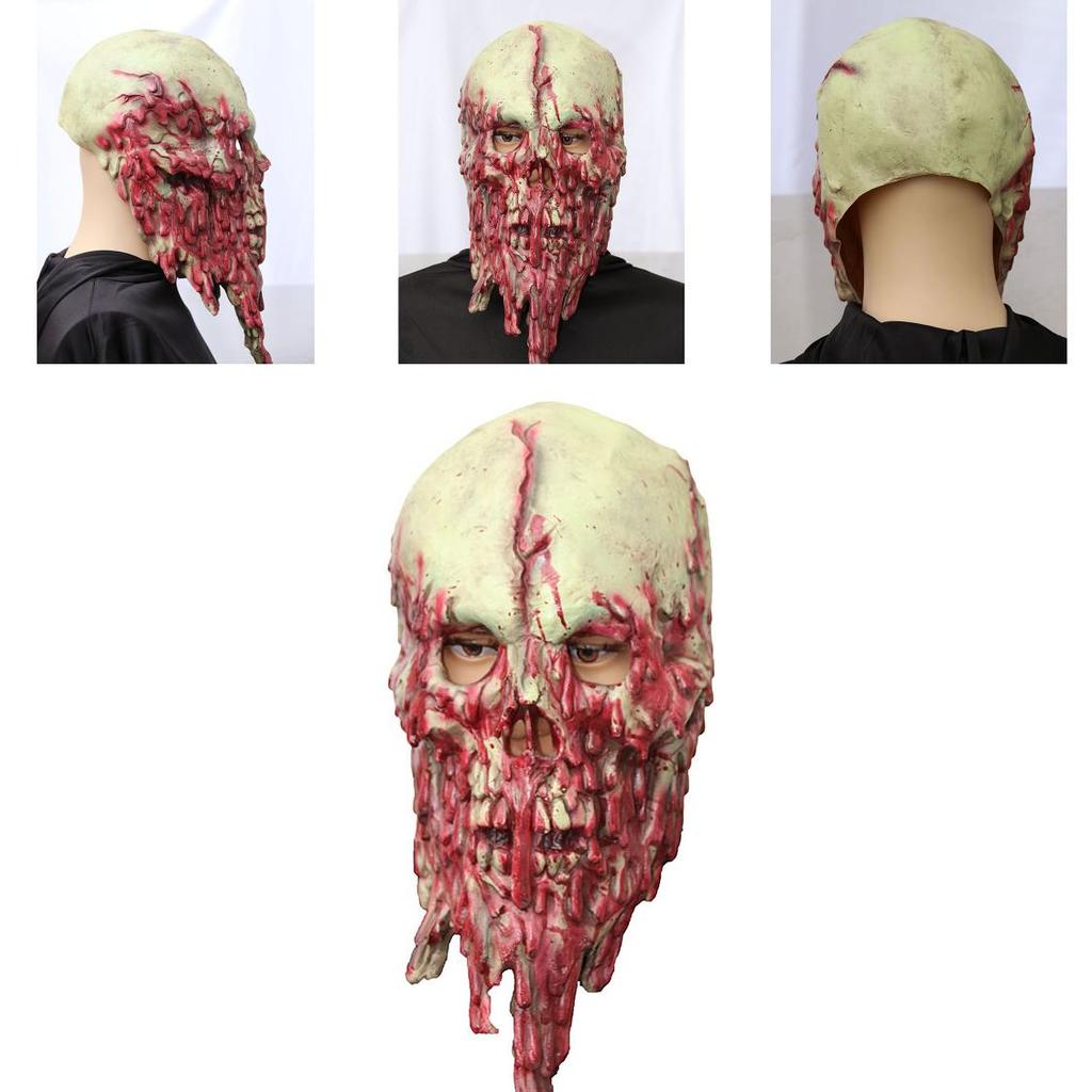 Halloween Haunted House Latex Zombie Mask For Cosplay And Scare Pranks