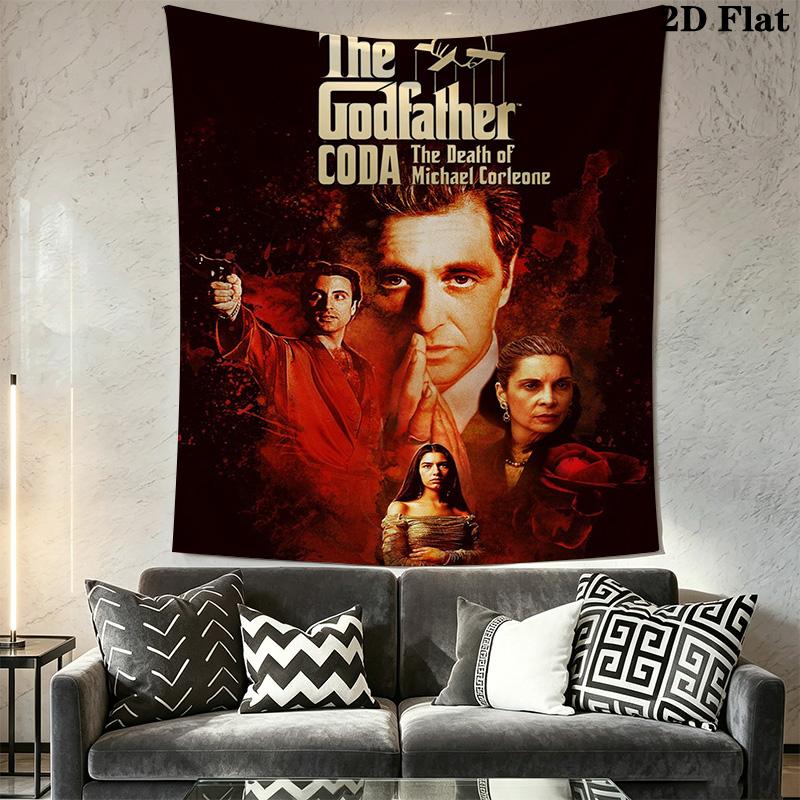 The Godfather Trilogy Family Business Tapestry Fashion Print Background Cloth Atmospheric Background Cloth Home Decor Work Of Art