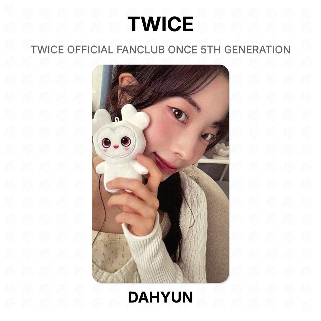 Twice FANCLUB UFFICIALE ONCE 5A GENERAZIONE Fotocarta Ufficiale