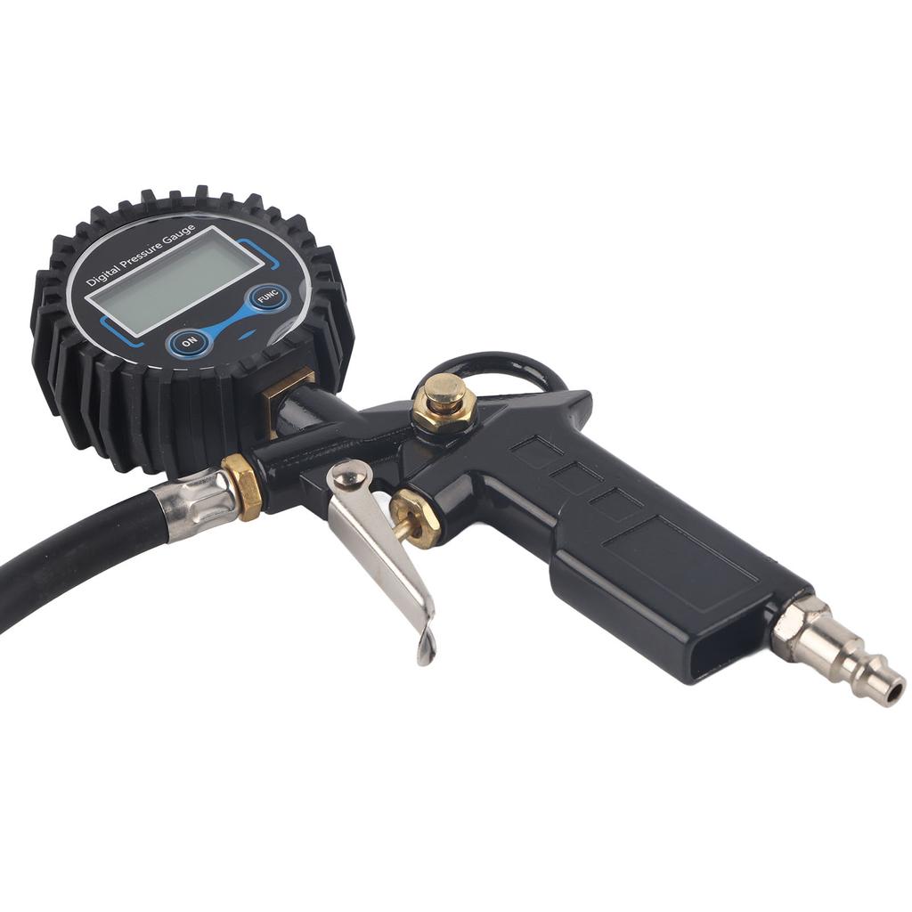 Høy Nøyaktighet Bil Dekktrykksmåler Tester Digital Bord Sikkerhetsbarometre US Hannhode