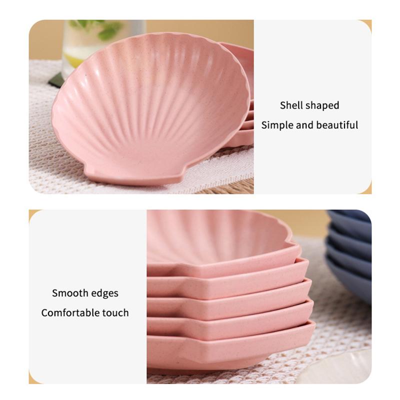 3Pcs Creative Plastic Fruit Plate, Snack Plate, Vegetable Plate, Bone Spitting Plate Snack Plate Nut Plate Dessert Plate