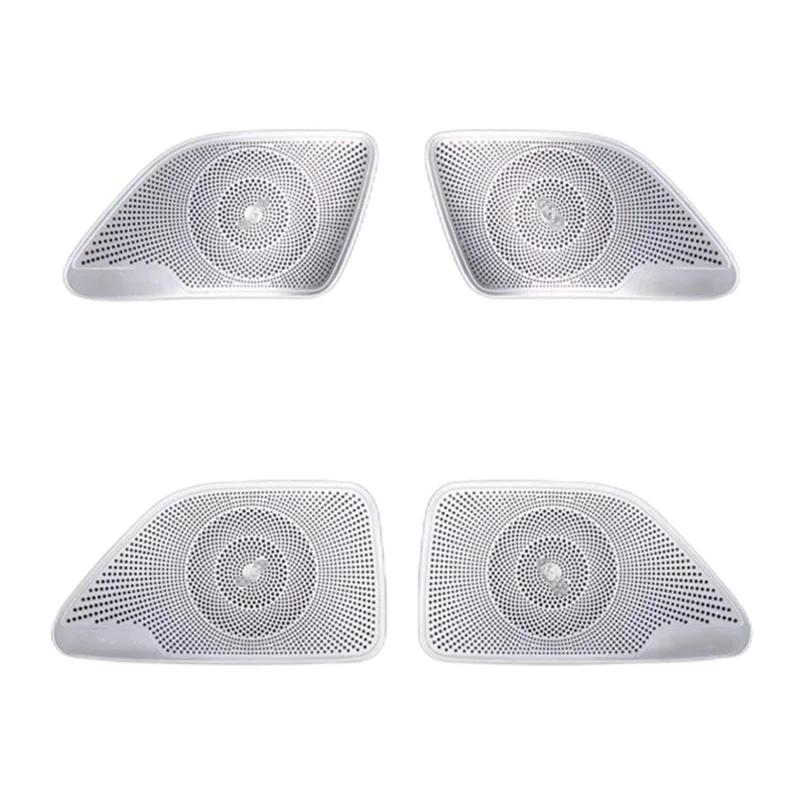 Car Horn Cover Door Horn Protective Cover A-pillar tweeter Horn Cover Stainless Steel For Mercedes Benz S Class W222 2014-