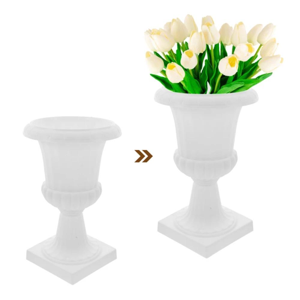 Retro Roman Plant Flower Pot Plastic Succulent Plant Flower Container Outdoor Indoor Decor