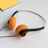 3.5mm Wire Plug Vintage Adjustable Headband for Music Player Computer Corded Headphone For Travel Outdoor