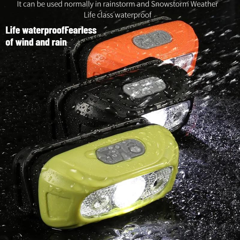 Portable Mini Sensor Headlamp LED Strong USB Rechargeable Head Light Flashlight Night Fishing Camping Headlights Front Lantern