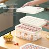 Food-Grade Plastic Ice Cube Tray with Lid - 28 Grids