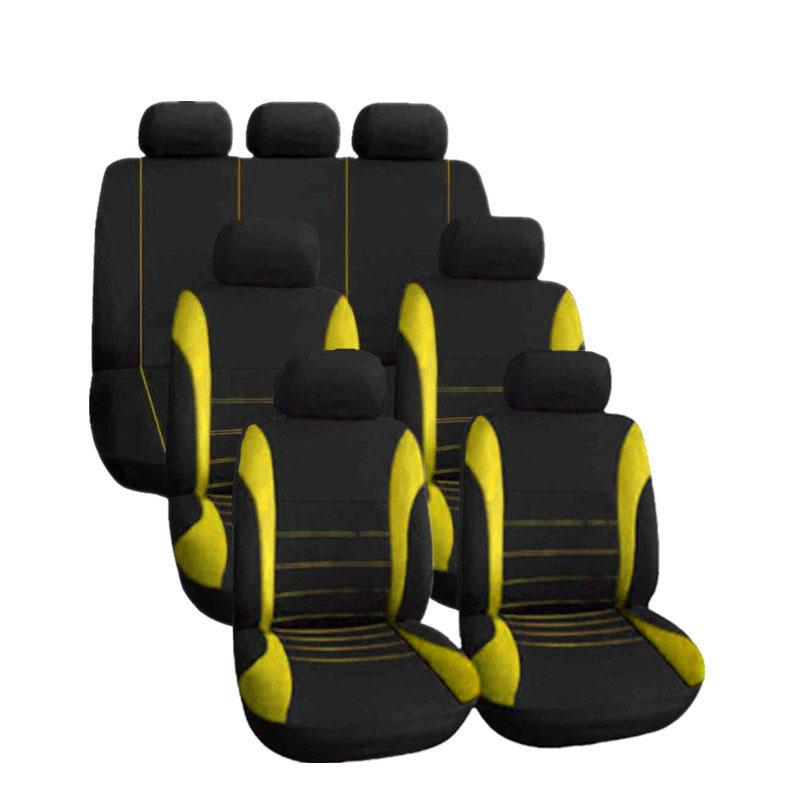 1 Sitz/2 Sitze/5 Sitze/7 Sitze/8 Sitze Luxus Universal Komplettset Autositzbezüge Sitzdekoration Rücksitzbezug Vorne Autokissen Schutzhülle