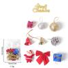 1bag Christmas Decoration Santa Claus Christmas Balls Pine Cones Bows Set Xmas Tree Hanging Ornaments Home Party 2025 Navidad