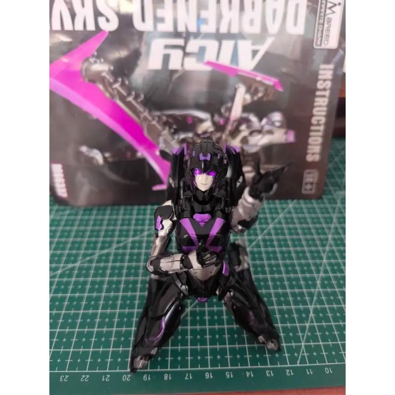 17cm Meili Infinity Arcee Assembly Model Kit Action Figures Doll Room Desktop Decoration Christmas Gifts M66336 Poseable Articulated Scale Detailed
