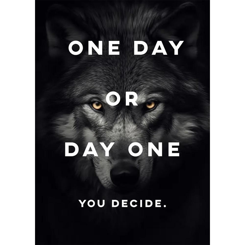 Animal Motivation Poster Panther Lion Motivational Canvas Posters Prints Canvas Painting Focus Conquer Fearless Mural Wall Decor