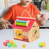 Wood Busy Activity Develops Motor Skills for Child Kids Airplane Travel Toy
