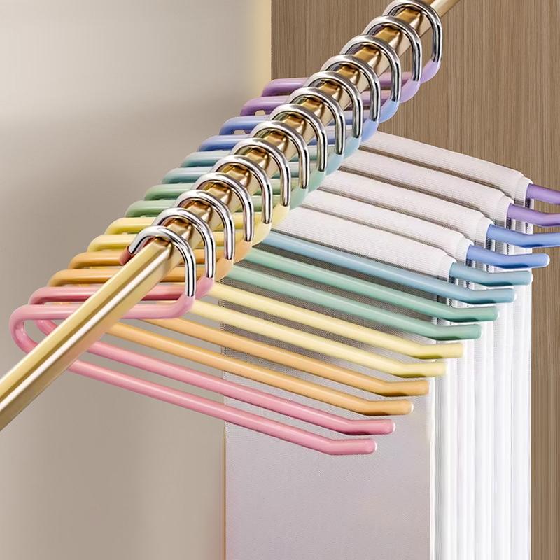 4 szt. Haczyk na spodnie typu gęś, plastikowy, do szafy, akademika, teleskopowy, typu Z, wielowarstwowy, do przechowywania