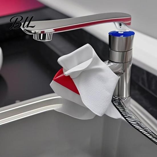 Universal Faucet Filter Cover Water Bag Non-Woven Fabric High-Density Sediment Remover for Soft Flow Tap Rust & Particles Anti-Splash High-density