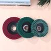 100/115/125mm Grinding Wheel For Angle Grinder Nylon Fiber Flap Polishing Wheel Disc 5 Inch Non-Woven Grinding Wheel Metal Wood
