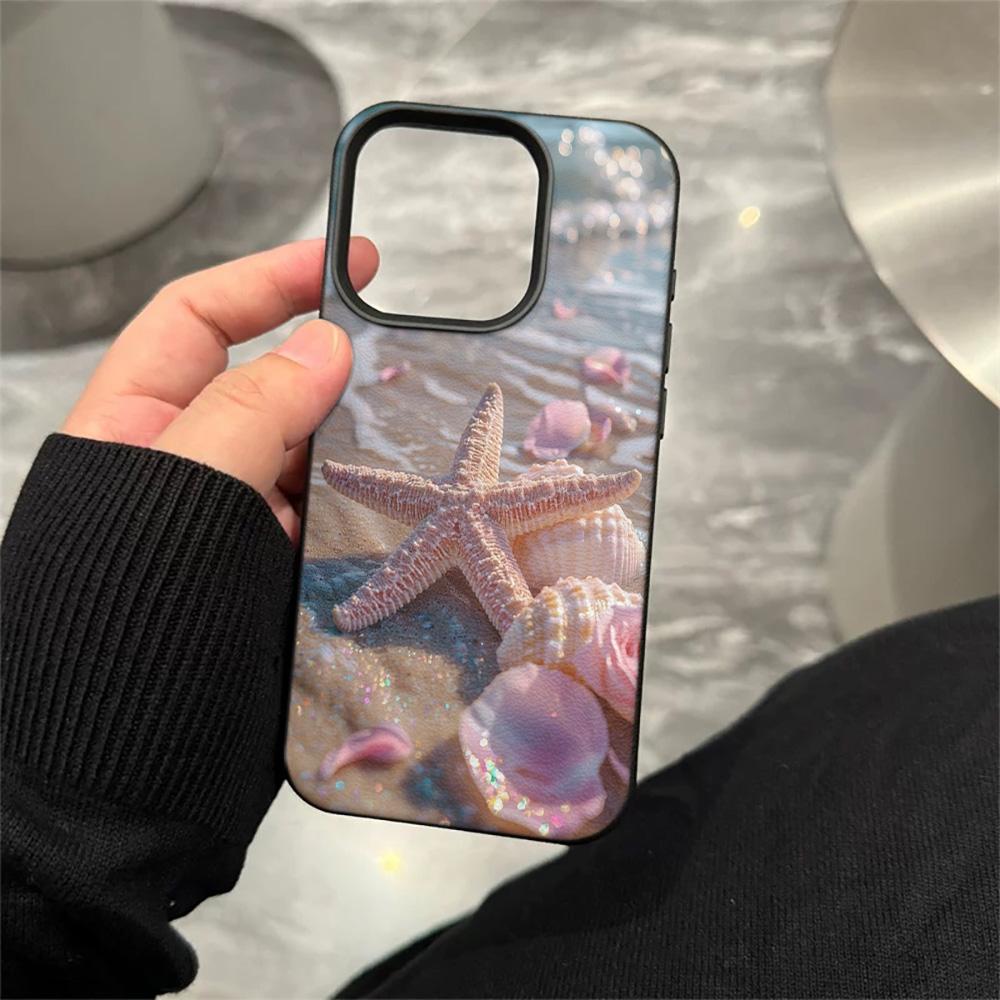 Luxury High Quality Phone Case For Samsung A05S A06 A07 A15 A16 A34 A35 A36 S26 Starfish Shell Dream Soft Anti Slip Case